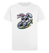 Cooler Hase im Heli  - Kinder Organic T-Shirt - 9000a1-59