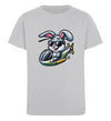 Cooler Hase im Heli  - Kinder Organic T-Shirt - 9000a1-59