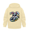 Cooler Hase im Hubschrauber - Kleinkinder Organic Hoodie - 9000a1-59