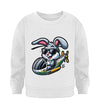 Cooler Hase im Hubschrauber - Kleinkinder Organic Sweatshirt - 9000a1-59