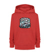 Cooler Hase im Sportwagen - Kinder Organic Hoodie - 9000a1-59