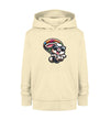 Cooler Hase mit Gleitschirm - Kinder Organic Hoodie - 9000a1-59