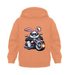 Cooler Hase mit Motorrad 2 - Kleinkinder Organic Hoodie - 9000a1-59