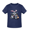 Cooler Hase mit Motorrad 2 - Kleinkinder Organic T-Shirt - 9000a1-59