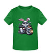 Cooler Hase mit Motorrad 2 - Kleinkinder Organic T-Shirt - 9000a1-59