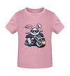 Cooler Hase mit Motorrad 2 - Kleinkinder Organic T-Shirt - 9000a1-59