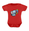 Elefant - Seifenblasen  - Baby Body Kurzarm - 9000a1-59