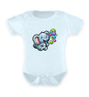 Elefant - Seifenblasen  - Baby Body Kurzarm - 9000a1-59