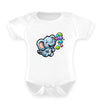 Elefant - Seifenblasen  - Baby Body Kurzarm - 9000a1-59