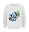 Elefant - Seifenblasen  - Kleinkinder Organic Sweatshirt - 9000a1-59