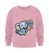 Elefant - Seifenblasen  - Kleinkinder Organic Sweatshirt - 9000a1-59