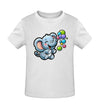 Elefant - Seifenblasen  - Kleinkinder organic T-Shirt - 9000a1-59