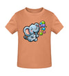 Elefant - Seifenblasen  - Kleinkinder organic T-Shirt - 9000a1-59