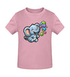 Elefant - Seifenblasen  - Kleinkinder organic T-Shirt - 9000a1-59